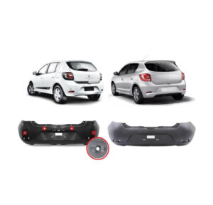 Para-choque traseiro Sandero 2014 em diante