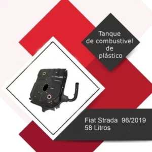 Tanque de combustível de plástico Fiat Strada 96 até 2019 58 Litros